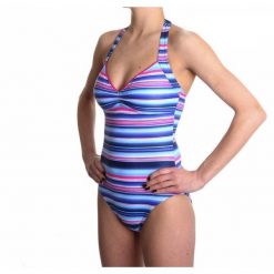 Kostium Kąpielowy Zoggs New Resort Halter. Kostiumy jednoczęściowe damskie ZOGGS, bez wzorów, sportowe, do pływania. Za 59.00 zł.