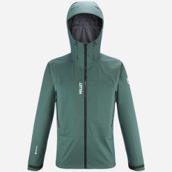 Kurtka trekkingowa męska Millet Kamet Light GoreTex Jkt M wodoodporna. Zielone kurtki męskie Millet, m, bez wzorów, z gore-texu, bez kaptura. Za 1,259.00 zł.