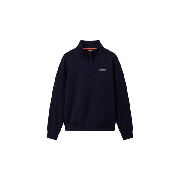 Bluza z zamkiem 1/2 Napapijri B-Small Box. Niebieskie bluzy męskie Napapijri, xl, bez wzorów, ze skóry, bez kaptura. Za 308.10 zł.