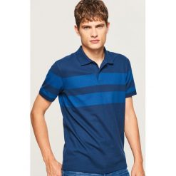 Koszulka polo - Niebieski. Niebieskie koszulki polo męskie Reserved. Za 79.99 zł.