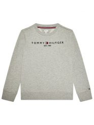 Tommy Hilfiger Bluza Essential KS0KS00212 Szary Regular Fit. Szare bluzy dla chłopców Tommy Hilfiger, bez wzorów, z bawełny, bez ramiączek, bez kaptura. Za 209.99 zł.