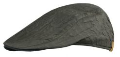 Przejściowy, Lekko Ocieplony Kaszkiet - Alties - Tłoczona Tkanina - Khaki. Zielone czapki i kapelusze męskie Alties, na jesień, bez wzorów, z poliesteru. Za 79.00 zł.