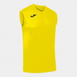 Koszulka do koszykówki męska Joma Combi bez rękawów. Żółte koszulki sportowe męskie Joma, m, bez wzorów, z meshu, bez kołnierzyka, bez ramiączek, do koszykówki. Za 122.50 zł.