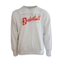 Bluza męska Nike Standard Issue Crew Sweatshirt Birch Heather/Pale. Czarne bluzy męskie Nike, m, bez wzorów, bez kaptura, do koszykówki. Za 215.00 zł.