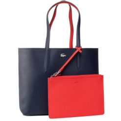 Torebka Lacoste. Niebieskie torebki do ręki damskie Lacoste, bez wzorów, bez dodatków. Za 425.99 zł.