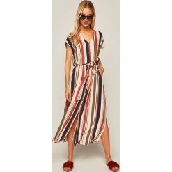 Medicine - Sukienka Tapestry Stripes. Sukienki damskie MEDICINE, na co dzień, s, bez wzorów, z materiału, casualowe, bez kołnierzyka, bez ramiączek, maxi, proste. Za 139.90 zł.