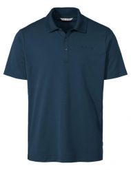 Koszulka polo męska Vaude Essential Polo Shirt. Niebieskie koszulki polo męskie Vaude, na lato, m, bez wzorów, z materiału, eleganckie, bez ramiączek. Za 259.00 zł.