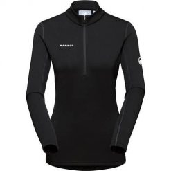 Koszulka sportowa damska Mammut Aenergy Ml. Czarne koszulki sportowe damskie Mammut, l, bez wzorów, bez kołnierzyka, bez ramiączek. Za 756.00 zł.