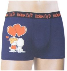 IMPACTO GIFTS bokserki męskie Baloniki- mix rozmiarów i kolorów. Slipki męskie IMPACTO GIFTS, m, bez wzorów. Za 37.62 zł.