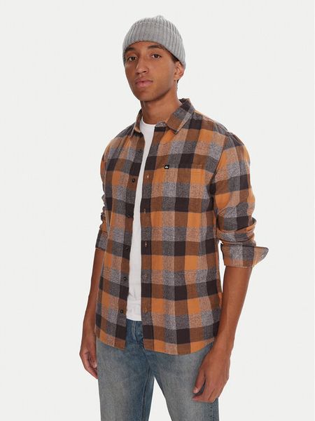 Quiksilver Koszula Motherfly Plaid EQYWT04642 Szary Regular Fit. Szare koszule męskie Quiksilver, m, bez wzorów, z bawełny, bez kołnierzyka, bez ramiączek. Za 159.99 zł.