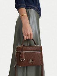 Nine West Torebka CEO- LUXE MOMENT-LDA9382 Beżowy ciemny. Brązowe torebki do ręki damskie Nine West, bez wzorów, ze skóry, bez dodatków. Za 279.99 zł.
