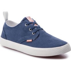 Tenisówki PALLADIUM - Pallaphoenix Ox Crs 76248-491-M Ensign Blue. Niebieskie półbuty damskie Palladium, z gumy, bez zapięcia. W wyprzedaży za 199.00 zł.