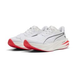 Damskie buty do biegania Deviate Pure NITRO™ PUMA. Fioletowe obuwie sportowe damskie Puma, bez wzorów, z materiału, do biegania. Za 634.50 zł.