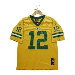 Second life - Męska koszulka NFL Green Bay Packers Yellow - Stan dobry. Żółte koszulki sportowe męskie Reebok, m, bez wzorów, bez kołnierzyka, bez ramiączek, do piłki nożnej. Za 76.64 zł.