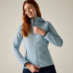 Bluza Polarowa Damska Z Kapturem Newhill. Niebieskie bluzy damskie Regatta, na zimę, xl, bez wzorów, z dzianiny, z kapturem. Za 215.99 zł.