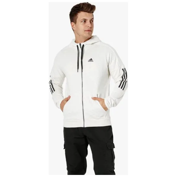 Adidas Bluza M Sid Lgo Fz Ft , biały, rozmiar S. Białe bluzy męskie Adidas, m, bez wzorów, z bawełny, bez kaptura. W wyprzedaży za 199.99 zł.