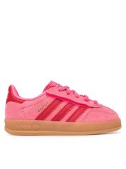Adidas Sneakersy Gazelle Indoor Comfort Closure Elastic KJ2304 Różowy. Czerwone buty sportowe dziewczęce Adidas, bez wzorów, ze skóry, bez zapięcia. Za 279.99 zł.