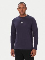 Kappa Longsleeve 382J2RW Granatowy Regular Fit. Niebieskie bluzki z długim rękawem męskie Kappa, l, bez wzorów, z bawełny, bez kołnierzyka. Za 99.99 zł.