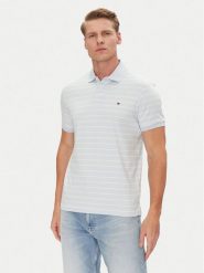Tommy Hilfiger Polo MW0MW39994 Błękitny Regular Fit. Niebieskie koszulki polo męskie Tommy Hilfiger, m, bez wzorów, z bawełny, bez ramiączek. Za 259.99 zł.