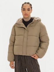Calvin Klein Jeans Kurtka zimowa J20J224112 Beżowy Regular Fit. Brązowe kurtki damskie Calvin Klein Jeans, na zimę, m, bez wzorów, z jeansu, bez kaptura. Za 669.99 zł.