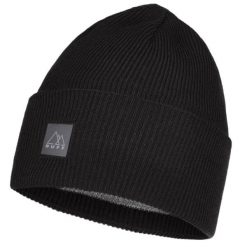 Czapka dla dorosłych Buff Crossknit Hat. Czarne czapki i kapelusze damskie Buff, na zimę, bez wzorów, sportowe. Za 119.55 zł.