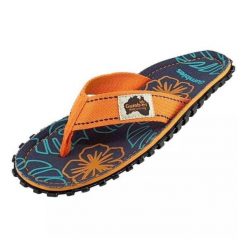 Męskie Japonki Islander Flowers. Brązowe klapki męskie Gumbies, z bawełny. Za 189.00 zł.