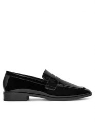 DeeZee Mokasyny XF230930-05 Czarny. Czarne mokasyny damskie DeeZee, ze skóry. Za 129.99 zł.