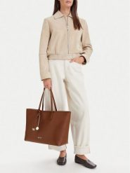 Nine West Torebka CEO-SILK AVENUE-LDA8889 Brązowy. Brązowe torebki do ręki damskie Nine West, bez wzorów, ze skóry, bez dodatków. Za 279.99 zł.