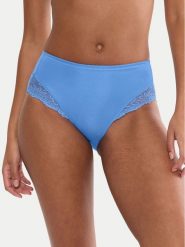 Triumph Figi klasyczne z wysokim stanem Ladyform Soft 10224859 Niebieski. Niebieskie figi damskie Triumph, bez wzorów, z syntetyku. Za 129.99 zł.