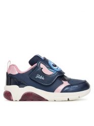 Geox Sneakersy J Fadinlight J56M4F 054AJ C0694 S Granatowy. Niebieskie buty sportowe dziewczęce Geox, bez wzorów, ze skóry, bez zapięcia. Za 259.99 zł.