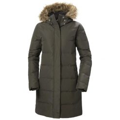 Parka damska Helly Hansen Aden Down. Białe kurtki damskie Helly Hansen, na zimę, bez wzorów, bez kaptura. W wyprzedaży za 973.05 zł.