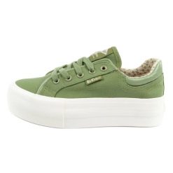 Buty Sportowe Lee Cooper LCW-25-31-3449L zielone. Zielone obuwie sportowe damskie bez wzorów, z gumy. Za 183.88 zł.