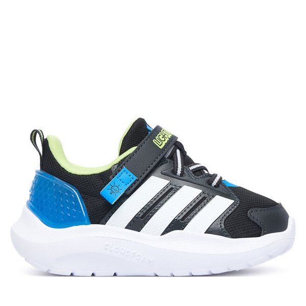 Sneakersy adidas. Czarne trampki i tenisówki chłopięce Adidas, bez wzorów, bez zapięcia. Za 179.99 zł.