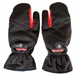 Rękawice narciarskie Karlslund Lux. Czarne rękawiczki damskie KARLSLUND, bez wzorów, ze skóry. Za 235.50 zł.