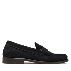 Mokasyny Tommy Hilfiger. Niebieskie mokasyny męskie Tommy Hilfiger. Za 449.99 zł.