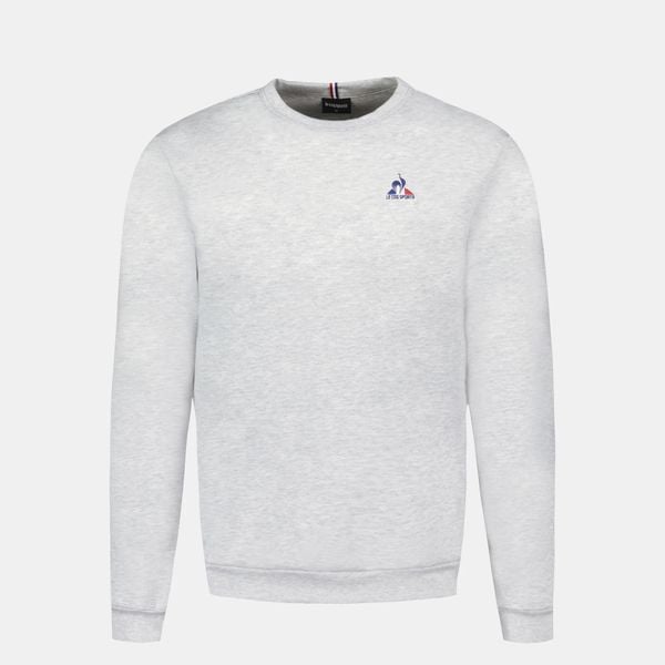 Bluza Le Coq Sportif Essential N°2. Szare bluzy męskie le coq sportif, na lato, s, bez wzorów, z bawełny, bez kaptura. Za 297.75 zł.
