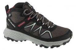 Buty trekkingowe damskie, Peakfreak Rush MId Outrdry. Szare obuwie sportowe damskie Columbia, bez wzorów, z materiału, trekkingowe. Za 549.99 zł.