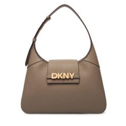 Torebka DKNY. Brązowe torebki do ręki damskie DKNY, bez wzorów, klasyczne, bez dodatków. Za 1,049.00 zł.