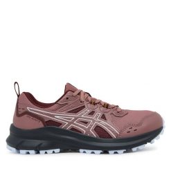 Buty do biegania Asics. Czerwone obuwie sportowe damskie Asics, bez wzorów, do biegania. Za 249.99 zł.