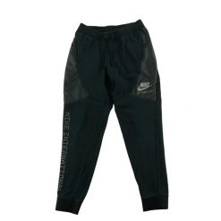 Second life - Spodnie dresowe męskie Nike INTL Pant hybrydowe - Stan dobry. Czarne spodnie sportowe męskie Nike, m, bez wzorów, z dresówki, do biegania. Za 127.76 zł.