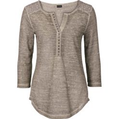 Shirt "used look" bonprix brunatny. Bluzki damskie bonprix. Za 49.99 zł.