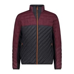 Kurtka puchowa CMP Unlimitech. Brązowe kurtki sportowe męskie CMP, bez wzorów, z puchu, trekkingowe. Za 633.00 zł.