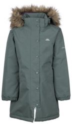 Trespass Astound - damska długa kurtka przeciwdeszczowa Tp50 Spruce Green. Szare kurtki damskie 2117 OF SWEDEN, m, bez wzorów, z futra. Za 251.99 zł.