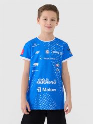 4F Koszulka meczowa replika wyjazdowa z sezonu 2024/2025 dziecięca 4F x Ślepsk Malow Suwałki - multikolor 146/152 (10-12 lat). Bluzki dla dziewczynek 4f, bez wzorów, z dzianiny, bez kołnierzyka, bez ramiączek. Za 99.99 zł.