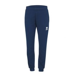 Spodnie dresowe dla dziewczynek Errea Layla. Niebieskie spodnie sportowe dla dziewczynek ERREA, bez wzorów, z bawełny, do piłki nożnej. Za 259.00 zł.