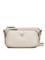 Guess Torebka Noelle II Mini HWZG96 72710 Écru. Torebki do ręki damskie Guess, z aplikacjami, ze skóry, bez dodatków. Za 409.99 zł.