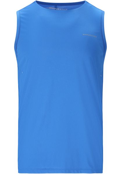 Techniczny tank top Endurance Waane. Niebieskie t-shirty męskie Endurance, l, bez wzorów, z materiału, sportowe, bez kołnierzyka. Za 170.00 zł.
