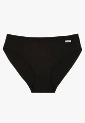 Czarne Bawełniane Majtki Typu Figi Lanadwen. Czarne figi damskie Renee, l, bez wzorów, z bawełny. Za 4.99 zł.