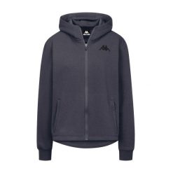 Bluza damska z kapturem Kappa Grittin. Czerwone bluzy damskie Kappa, xl, bez wzorów, z bawełny, z kapturem. Za 278.50 zł.
