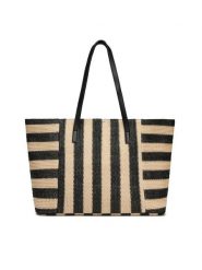 JENNY Torebka JNY-M-022-07 Czarny. Czarne torebki do ręki damskie Jenny, bez wzorów, z syntetyku, bez dodatków. Za 129.99 zł.
